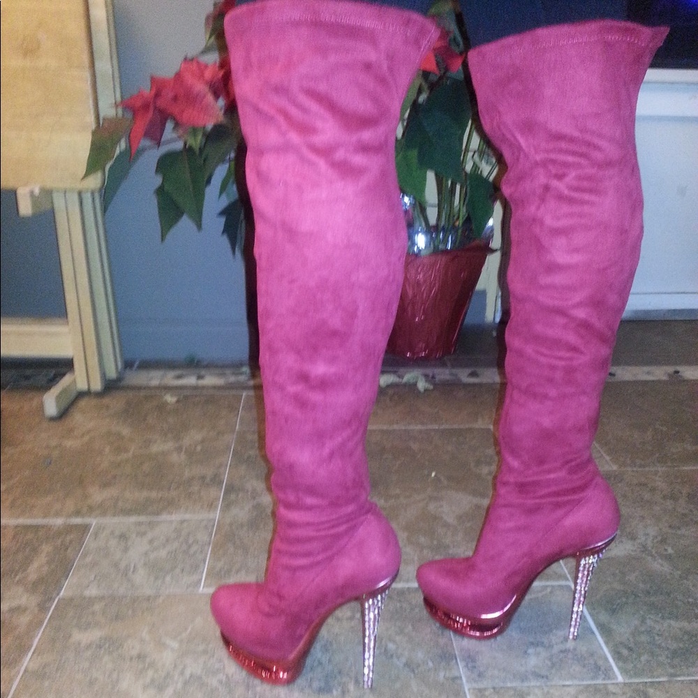 Thigh high boots